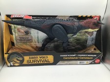 NEW Jurassic World Survival Charge N Chomp Carnotaurus Running Attack