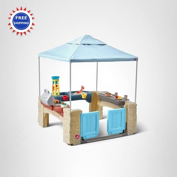 Step2 All Around Playtime Patio with Canopy Playset Shaded O