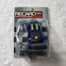 Vintage Carmate Recaro Seat Blue Cellphone Holder Import Jdm Y2k Tuning