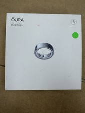 Oura Fitness/Health Ring Gen 4 - SILVER - Size 6