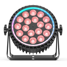8X 180W Disco Party Stage Light 18LED RGBW DMX DJ Lights KTV Show PAR Lighting