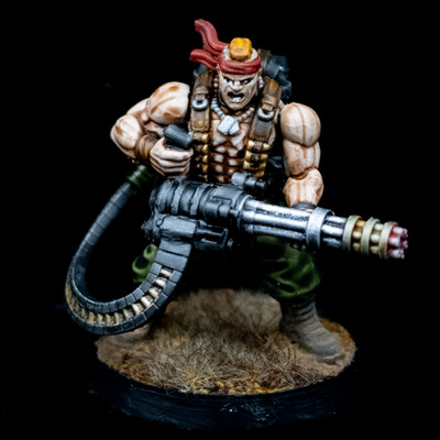 WH40k Astra Militarum Imperial Guard Painted Catachan Jungle Fighter Hero Elite