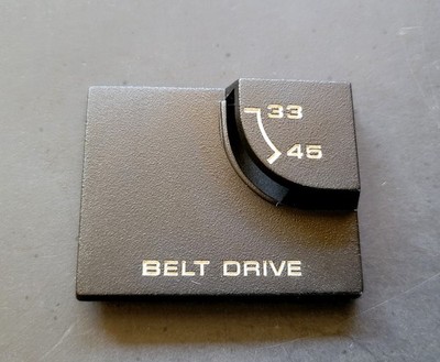 Speed Selector Trim Piece For a Pioneer PL-A35 Turntable - Trim Piece Only