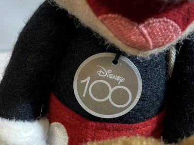 Plush Toy Disney Steiff D100 Mickey Mouse 31 RMS Bunt Mit 100th