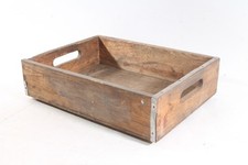 Caisse En Bois Massif Ancienne Stabile Avec Tiroir Vintage Atelier