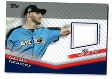 2020 Topps Update Chris Sale All-Star Stitches Relic