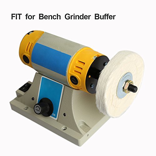Buffing Wheels for Bench Grinder 6" Polishing wheels White (60 Ply) & Yellow ...