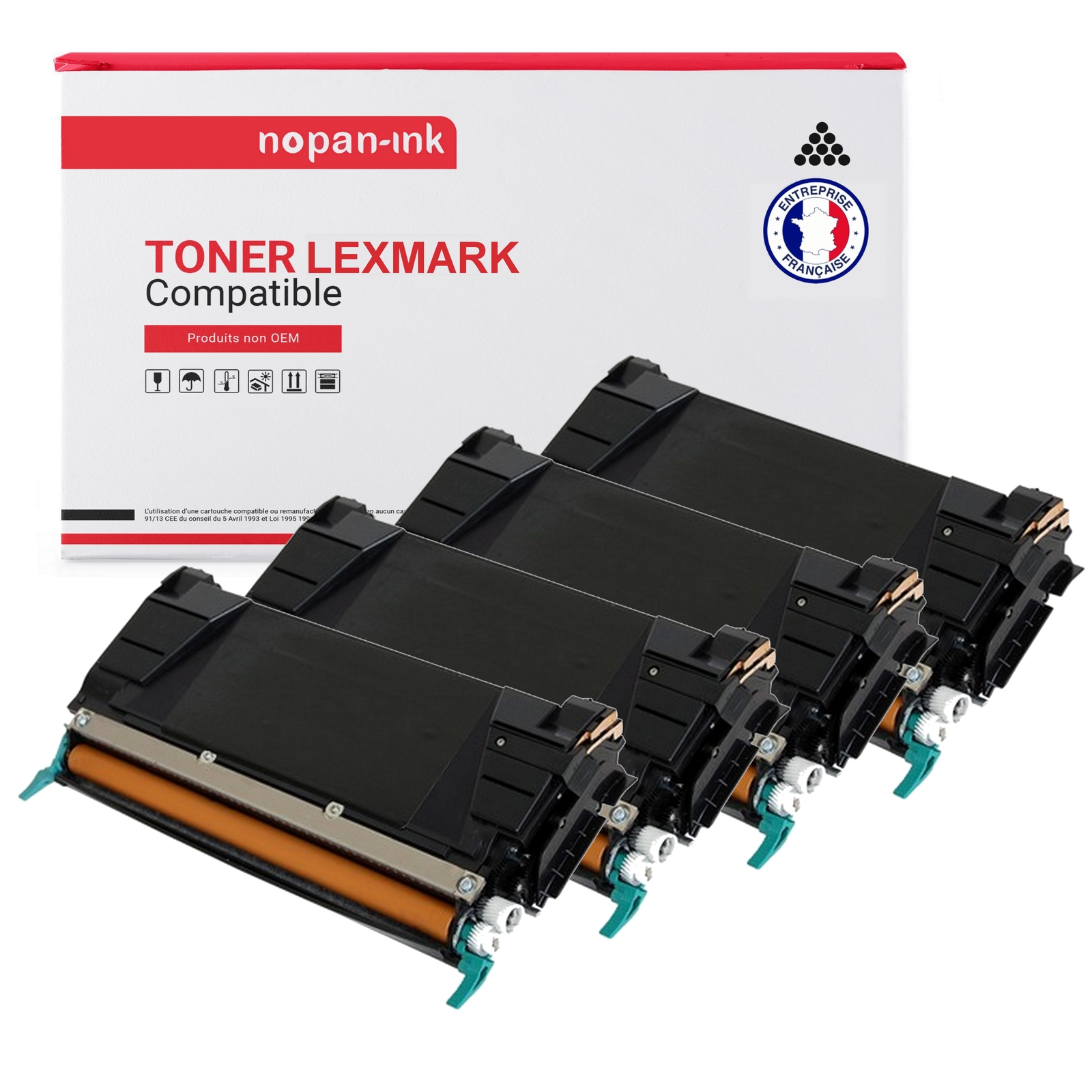 Toner Lexmark C746A1KG multipack 4 couleurs pour imprimer vos rapports professionnels