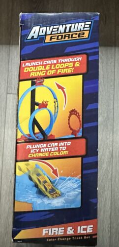 NEW Adventure Force Fire & Ice 5pc Color Change Track Set w/2 Color Change Cars - Picture 4 of 6