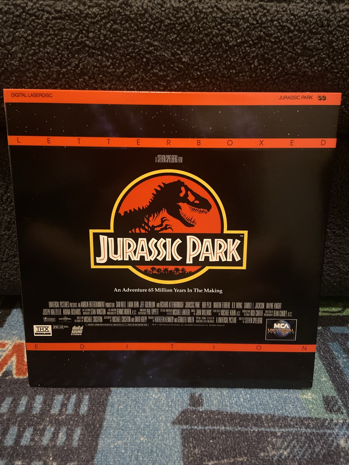 Jurassic Park LASERDISC Sam Neil Laura Dern Jeff Goldblum eBay
