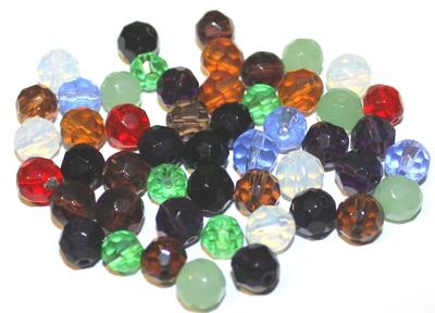 350 Malachitblau Kristall Facettiert Böhmische Glasschliffperlen Beads 8mm