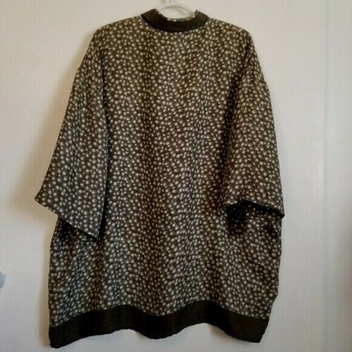 Vintage Joey Richi 100% Silk Button Front Shirt Short Sleeve Size 3XL - Picture 4 of 4
