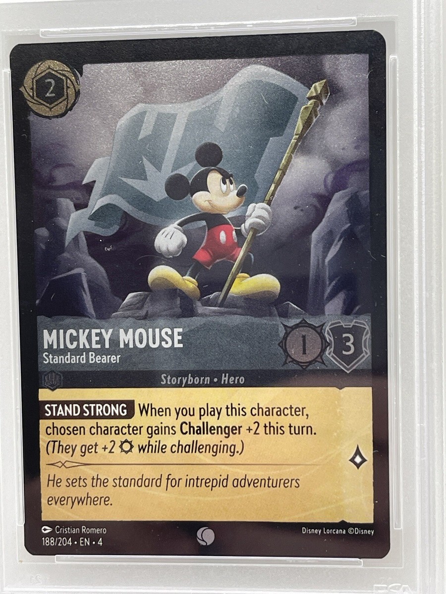 ※nao※ ロルカナ Lorcana Mickey foil PSA10 PSA 10 Signed Mickey Mouse Lorcana Card #12 - Bruce Irwin