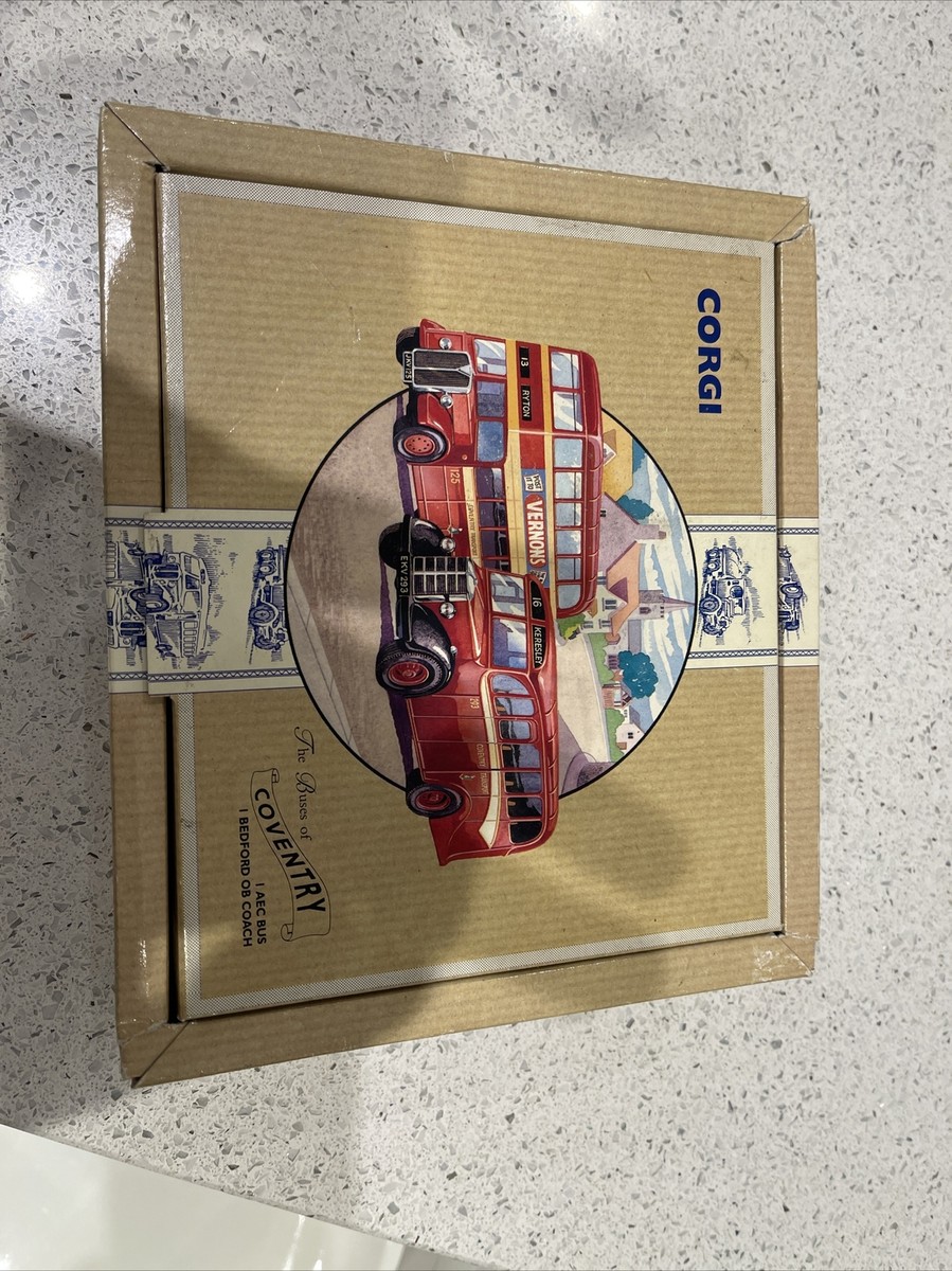 Corgi 97061; Coventry 2 Bus Set; Bedford OB Coach & AEC