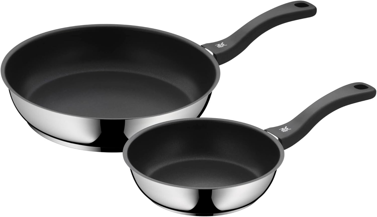 Poêle à frire Devil fini les aliments qui collent avec ce lot de 2 poêles induction