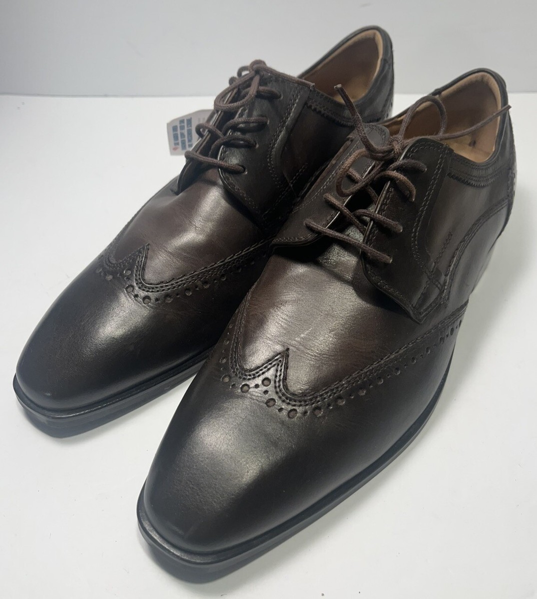 Sioux Brown Leather Lace Up Wingtip Oxford Men\'s Shoes Size US 7.5 NEW Sioux shoes men Pacco-J Lace-up shoe brown 28443 | www.sioux.de main image 4