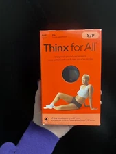 Thinkx for All Leakproof Period Underwear Black Cotton Brief Small