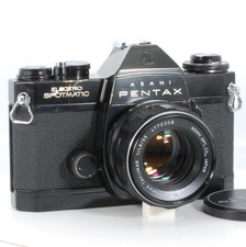Asahi Pentax SP ES Super Multi Coated Takumar 55mm F1.8 Exc 3 from JAPAN 251