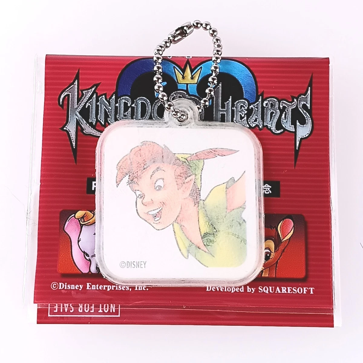 Peter Pan Kingdom Hearts Juego Lanzamiento Celebración Llavero Original Japón...