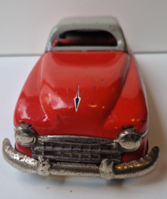 Ancienne Voiture Mécanique En Tôle - Joustra / Jep - Jouet Vintage France - État D'usage