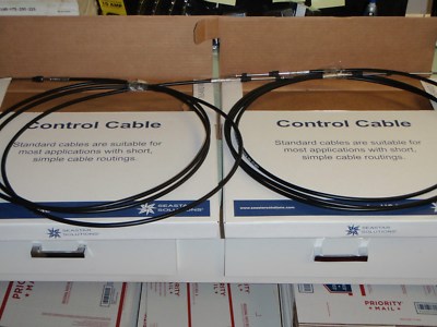 CONTROL CABLE 33C PAIR CC23016 16 FT OUTBOARD INBOARD SHIFT THROTTLE SEE LIST