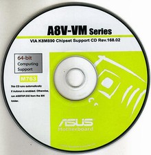 ASUS A8V-VM Motherboard Drivers Install M763