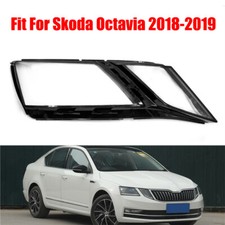 Headlight Headlamp Lens Right Cover Foreign Edition For Skoda Octavia 18-19