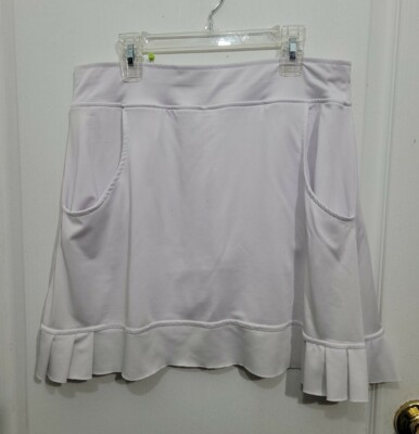 EMERALD 78 Sport Skorts White Stretch Sz Medium