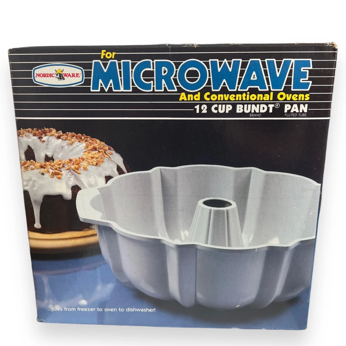 Vintage 12 Cup Bundt Pan By Nordic Ware Microwave And Oven Safe New Old  Stock