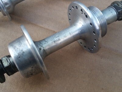 Vintage Old School 36h Sunshine Gyromaster Hubs Front + Rear Japan