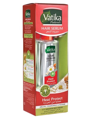 Vatika Naturals Heat Protect Hair Serum - 2 X 47 ml - Picture 3 of 4