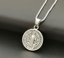 Necklace Pendant - Saint Benedict Medal - Women Men