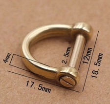 4PC or 20PC shackle Leather pin for screw anc...
