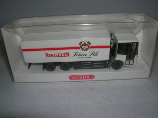 Wiking Mercedes Benz Mb Econic GeträNkekoffer Riegeler 1:87 H0 Art. 56102-image