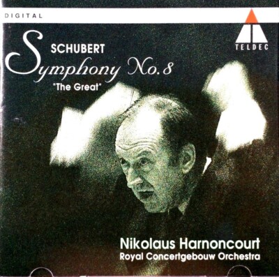 Schubert - Symphony No. 8, Overture In D Major, Harnoncourt  -  CD, VG