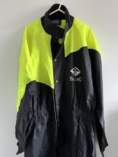 Baleno Outwear Angeln wasserdicht schwarz und gelb Anzug Größe M