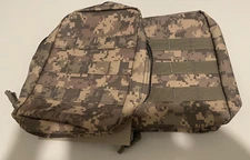 2 Pack Explorer Tactical IFAK Universal Medic Pouch ACU Camo Survival Kit