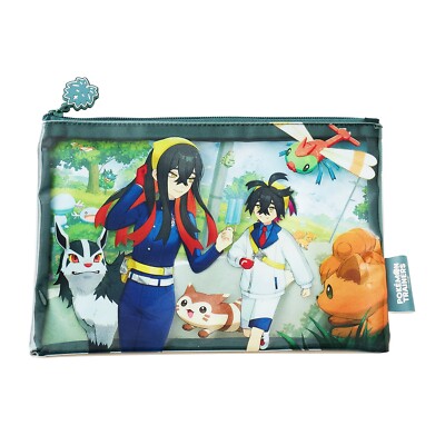 Pokemon Center Original Clear Pouch TRAINER Kitakami no Sato Kieran Carmine