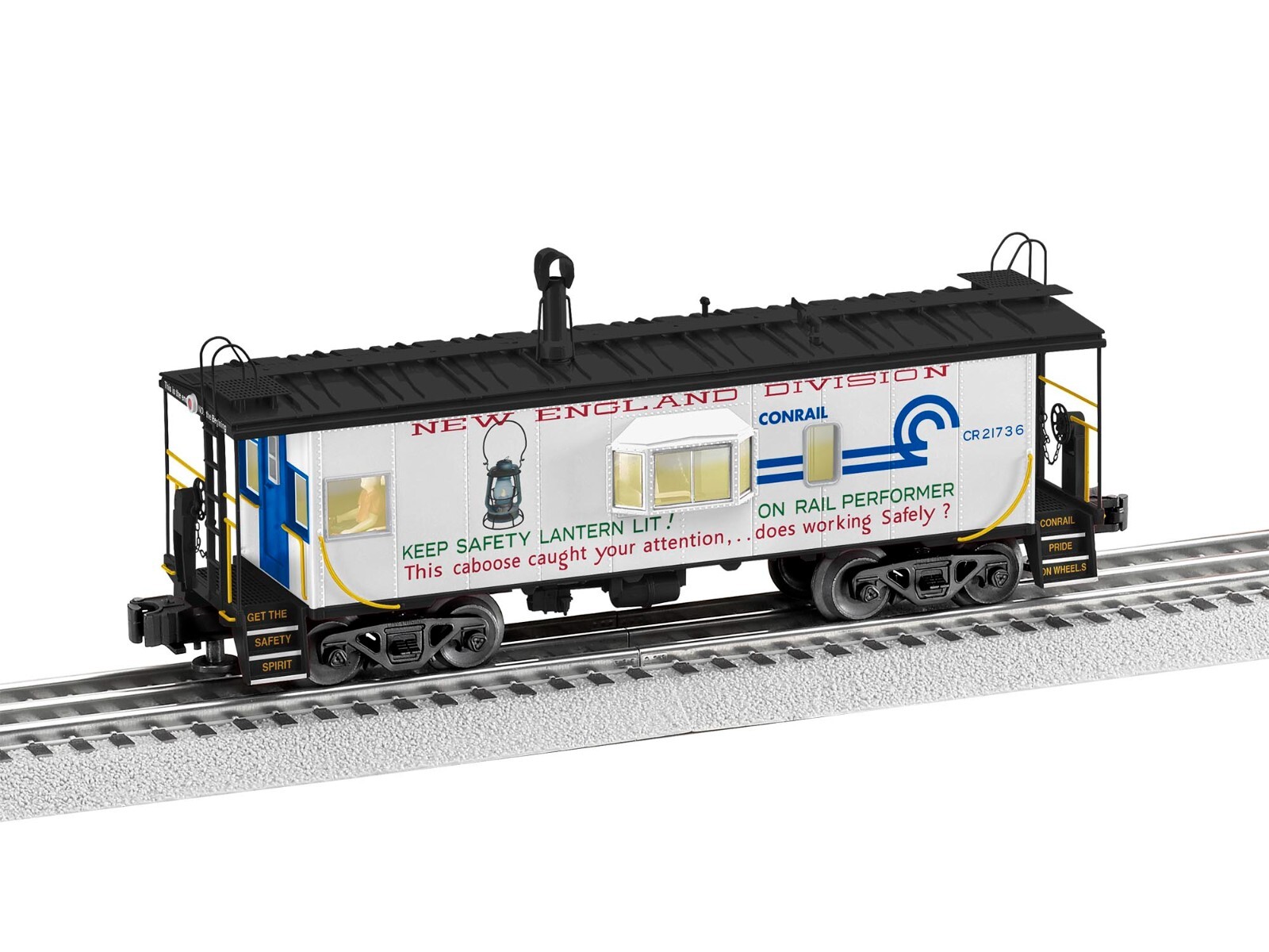 Lionel 2126250 Conrail Bay Window Caboose #21736 O Gauge Model Train