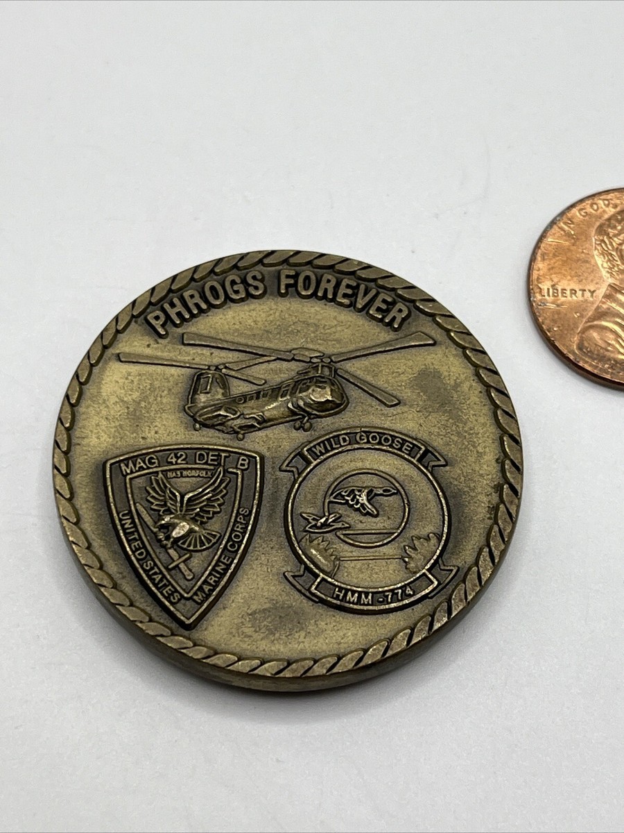 USMC Marine Aircraft Group MAG 42 Challenge Coin Deactivated 2008 | eBay