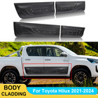 <!--F#f_0-->Door Body Cladding Side Molding Trim Kit For Toyota Hilux 2021-2024 Dual Cab<!--F/-->