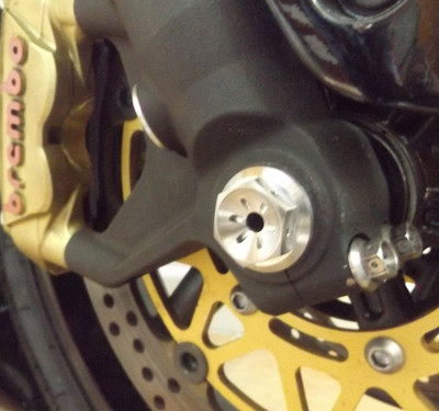 SUZUKI GSXR FRONT AXLE SPINDLE BOLT TITANIUM M18x1.5 | eBay