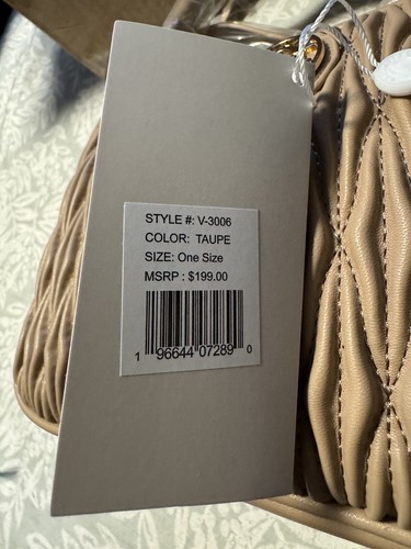 VALENTINO ORLANDI Women's Taupe Crossbody Shoulder Bag $199 NWT - Picture 11 of 11