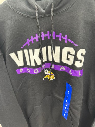 Sweat à capuche officiel NFL Minnesota Vikings homme taille-L - Photo 6/9