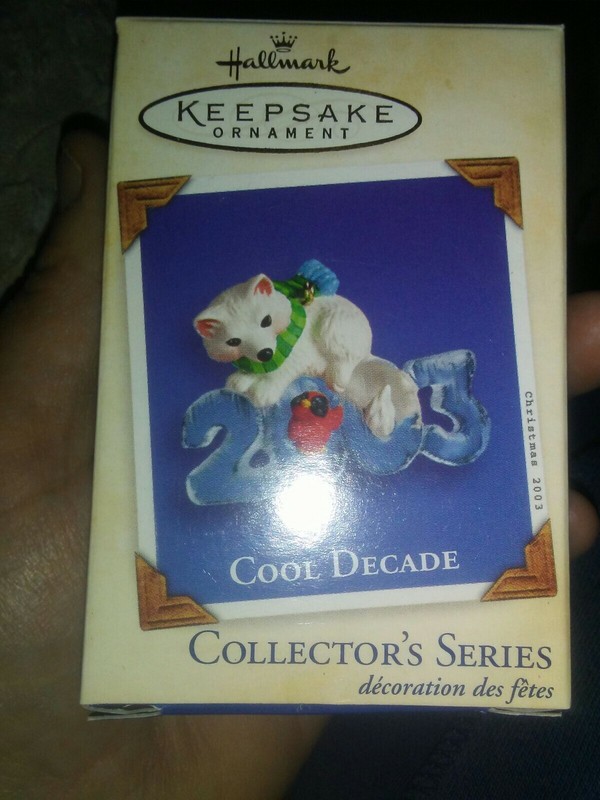 Hallmark Keepsake Ornaments Cool Decade Collectors Series 2003 White Fox