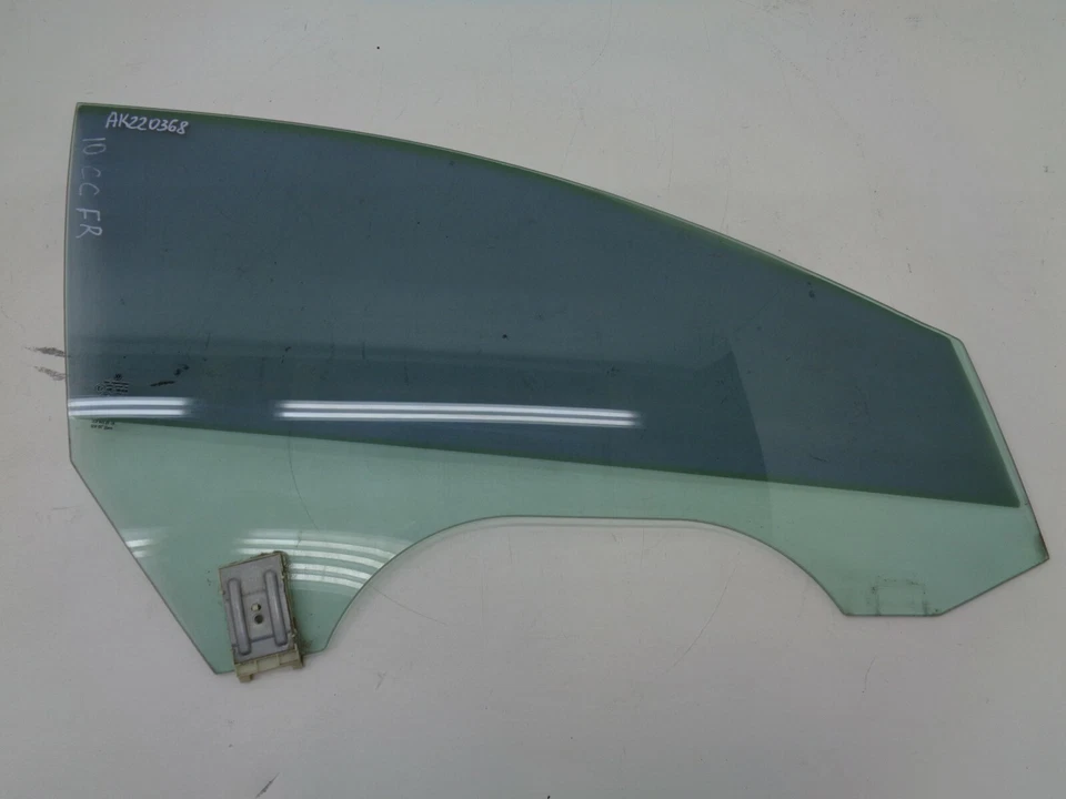 09-17 Volkswagen CC PUERTA PASAJERO DELANTERO DERECHO VENTANA AUTO VIDRIO OEM AK220368 Foto 3 de 4