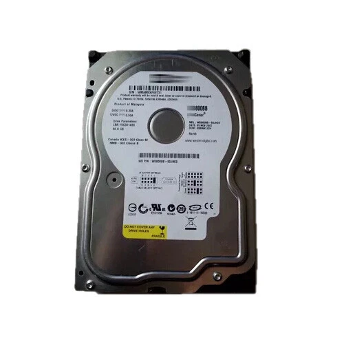 Western Digital 80GB WD800BB 7200RPM PATA IDE 3.5" Desktop HDD Hard Disk Drive - Image 3 of 4