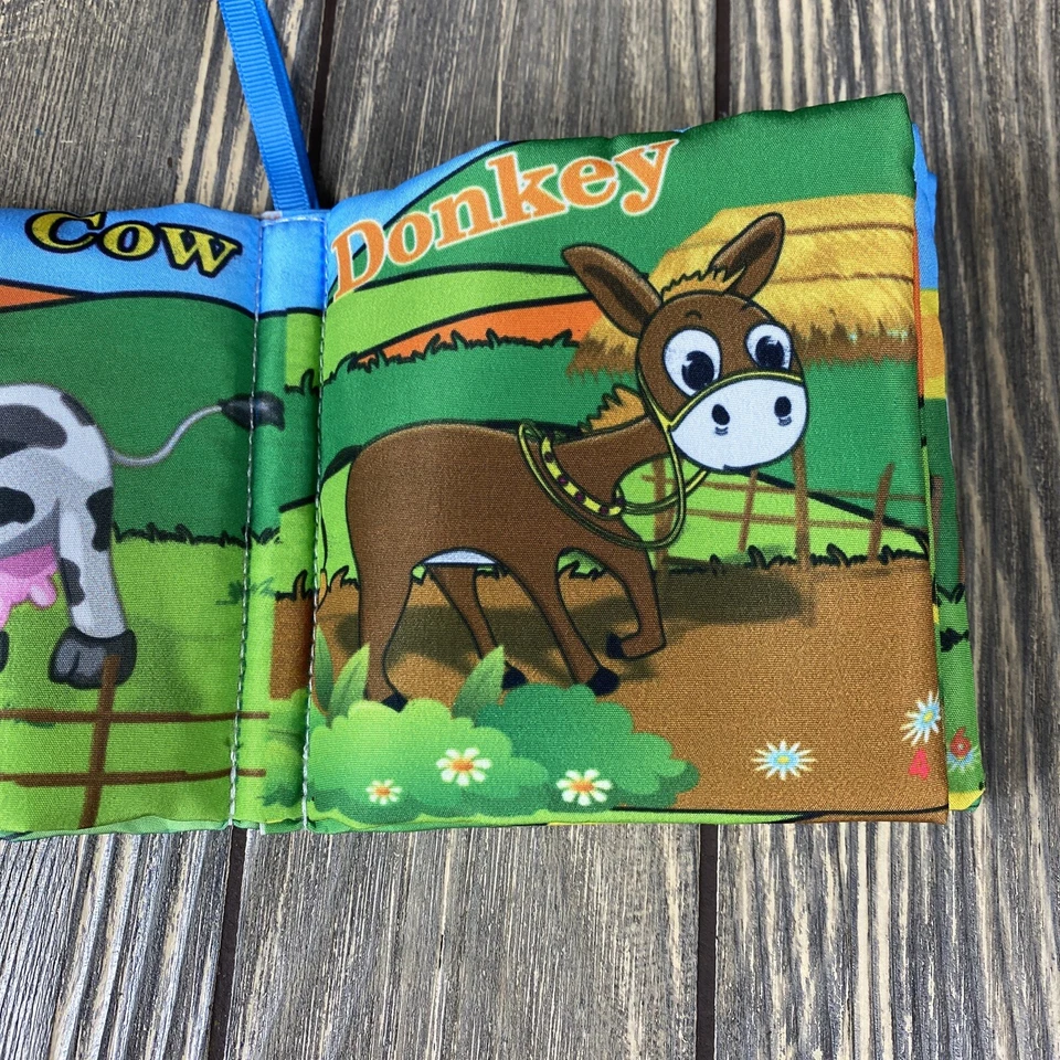 My Farm Animals 软填充毛绒书 儿童 幼儿 婴儿玩具 — 第 2/4 张图片