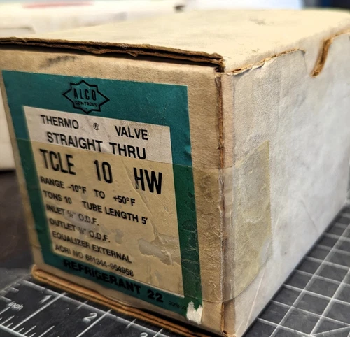 Alco / Emerson TCLE-10-HW, XB1019 HW Thermostatic Expansion Valve NOS [A6F1] #15