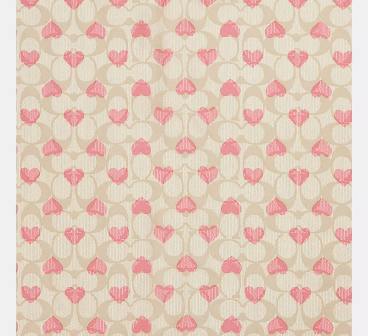 NWT Coach Signature Heart Print Silk Bandana CP348 | eBay